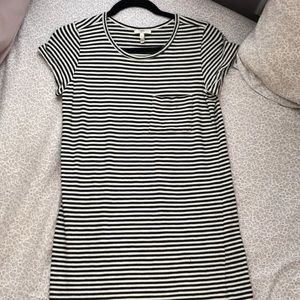 Black and white striped Joie dress size xs